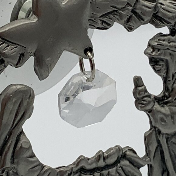 Nativity Scene Window Suction Cup Ornament - Pewter Style - Christmas Decoration - Picture 7 of 8